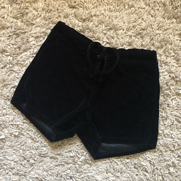 PacSun Pants - $8 SALE Black Velvet Shorts